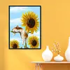 Sunflower Cat -11CT Stamped Cross Stitch Kit(36*46cm)
