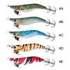 Luminous Fishing Lure 90mm 7g Squid Jigs Fishing Bait Prawn Hook Artificial Bait