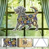 Diamond Painting Acrylic Double-side Cute Dog Pendant Hanging Gem