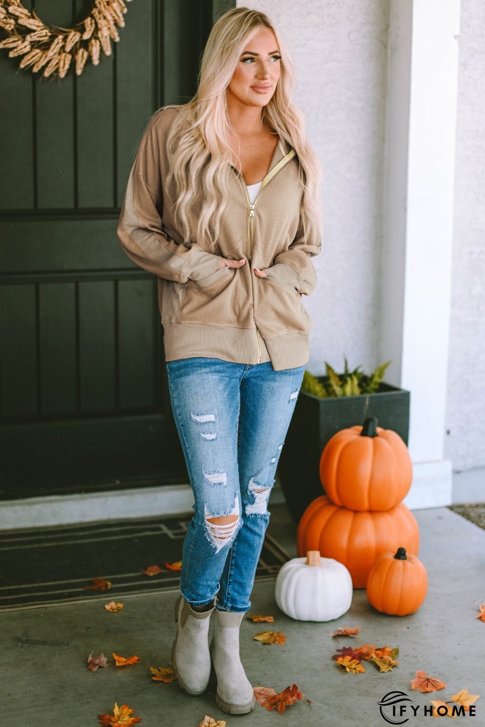 Plus Size Fall Coat | IFYHOME