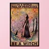 (Big Size)The Witch - 11CT Stamped Cross Stitch - 40*60cm - Halloween