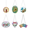 DIY Crystal Diamond Pendant Hanging Ornament Pendant for Home Garden
