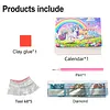 Diamond Painting Unicorn 2027 Paper Calendar Monthly Flip Tabletop Calendar Kit