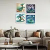 (US Local)4pcs/set Girl-Special Shaped Diamond Painting Kit(30x30cm)