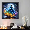 Belle jupe fille-ronde drill diamond painting-40*40cm