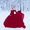 Maternity Lace Dresses Mesh Long Photo Dress