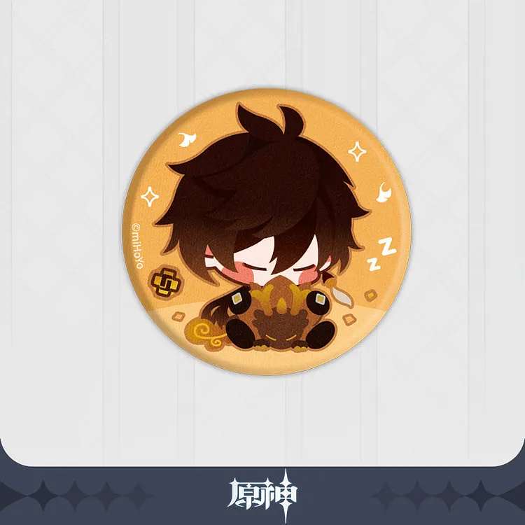 Q Character Fabric Badges[Original Genshin Official Merchandise] 