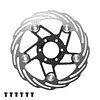 160/180mm Bicycle Rotor Disc 6 Holes Road Bicycle Center Lock Disc for Road Bike