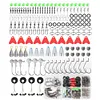 170pcs Fishing Accessories Kit Including Box Hooks Swivels Sinkers Gifts for Men