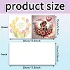 6pcs Diamond Painting Happy Mothers Day Greeting Card with Envelope for Family Friends Holiday Gift Congratulations