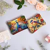 2pcs DIY Diamond Art Diamond Dot Card Pack Diamond Painting Coin Pouch (Peacock)