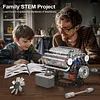 Mold King - Supercar V16 Engine | Set 10131BGT Supercar W16 Engine Electric Building Blocks Assembly Toy