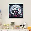 Jack and Sally Under the Moonlight - 11CT Stamped Cross Stitch - 40*40cm