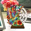 (US Local)Special Shape Flowers Butterfly Diamond Painting Spinning Calendar for Beginners