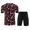 2025/2026 Manchester United Pre-Match Training Flame Shirt+Shorts 1:1 Thai Quality