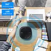 USB Speakerphone Microphone, Conference Speaker Omnidirectional Computer Mic, with 360&ordm; Voice Pickup, Touch-Sensor Buttons for Mute/unmute, Streaming, Call Speaker Skype, Webinar, Interview - Black