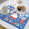 Christmas Diamond Painting Placemats DIY Diamond Dot Kits for Home Decor