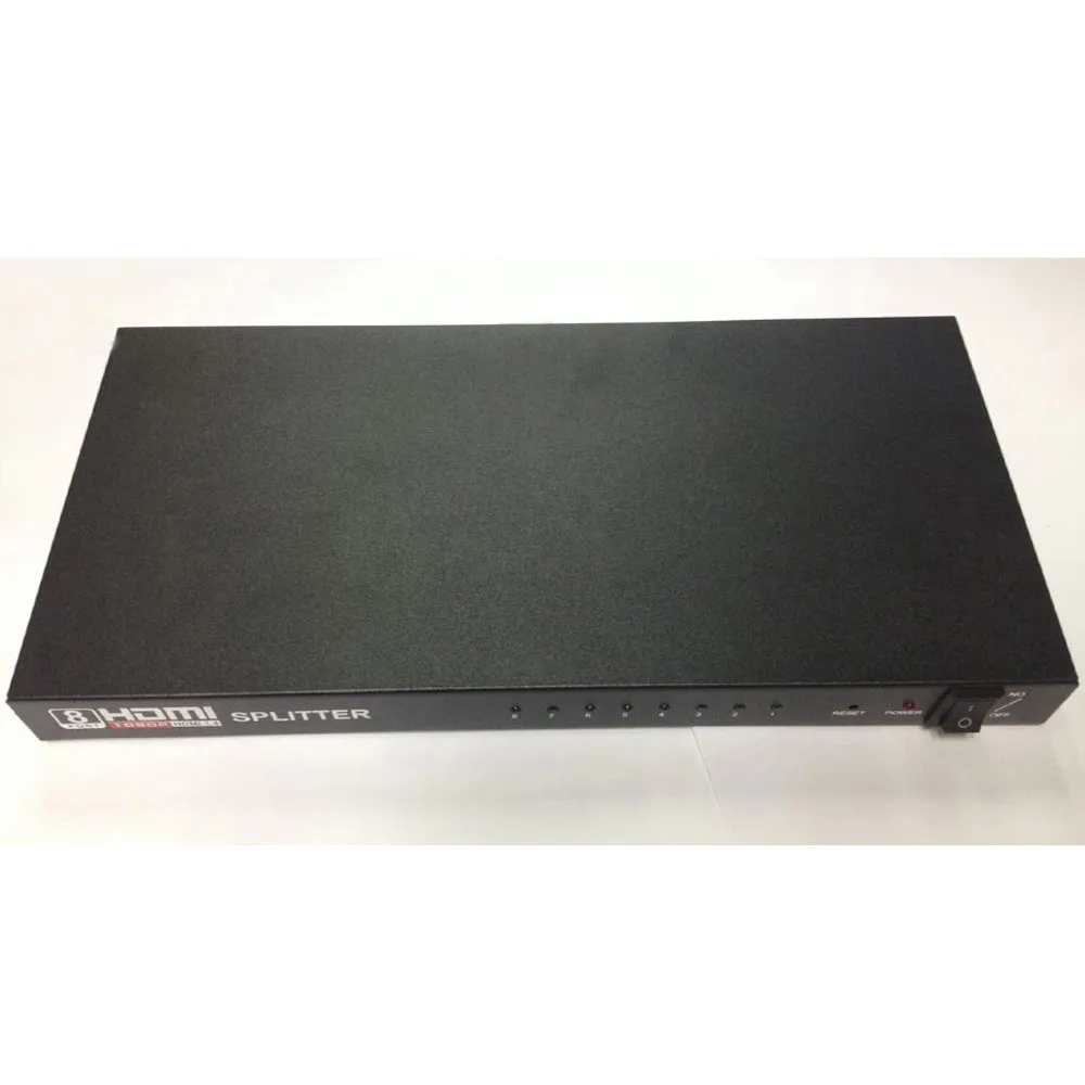 HDMI Splitter 1*8 Support Full HD 1080P 3D HDMI Splitter 1 To 8 Black