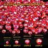 800Pcs 4/6/8/10mm Glass Beads for Jewelry Making Crystal Faceted Jewelry Beads with Holes for Bracelets Necklace Pendants Making Supplies