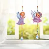 2pcs/set Crystal Sun Catcher Double-sided Diamond Painting Pendant Rainbow Chaser Hanging Kits
