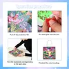 Diamond Painting Stream Dawn Scene Tote Bag Handbag
