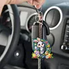 (US Local)PET Double Sided Special Shaped Easter Alphabet DIY Diamond Painting Keychain
