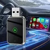 2 in 1 Wireless CarPlay Android Auto Adapter Plug & Play for Factory Wired Cars