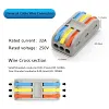 30/50 pcs Universal Cable Connector，Embedded terminal block universal quick connector