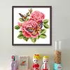 Butterfly - Partial Embroidery 9CT Stamped Cross Stitch Bead Embroidery - 27*27CM