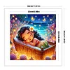 Sleeping Princess Moana - 18CT Stamped Cross Stitch - 30*30cm - Disney