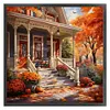 Autumn'S Door-14CT Stamped Cross Stitch 50*50cm/19.69*19.69in