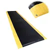 [US Local Warehouse] Anti Fatigue Mat 144x36inch Standing Work Mats Thick 3/4in Black with Yellow Border for Industrial and Commercial Workplaces