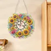 Diamond Painting Acrylic Sunflower 5D Diamond Painting Wreath Clock