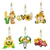 6Pcs DIY Diamond Painting Goblin Keychain