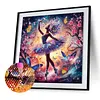 Butterfly Dance Girl-Partial Special Shaped Diamond painting 30*30CM