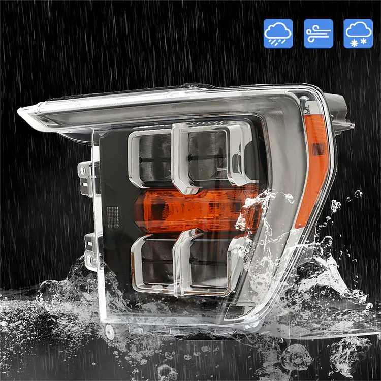 SEBLAFF 1Pc Headlight Assembly LH Replacement for 2021 2022 F150 Left Side Headlamp ML3Z-13008-F