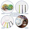 (US Local)40Pcs Acrylic Cross Stitch Threading Board Floss Bobbins for Cross Cotton (1)