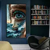 Silhouette Ocean Girl-11CT Stamped Cross Stitch 40*70cm/15.75*27.56in(Big Size)