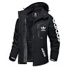 🛒Męska wodoodporna i wiatroszczelna ocieplana kurtka z kapturem Adidas