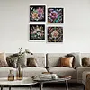 (US Local)4Pack Flower-Special Shaped Diamond Painting Kit(30x30cm)