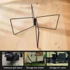 Aluminum Alloy Box Stand Portable Organizer Box Folding Stand for Travel Cooking