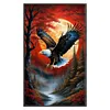 (Big Size)Eagle - 11CT Stamped Cross Stitch - 40*65cm - Animal