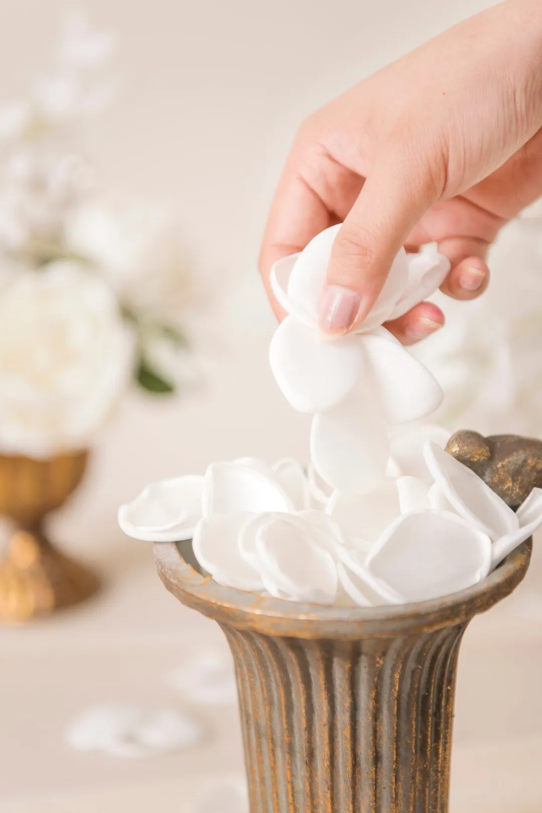 Silk Rose Petals