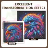 Diamond Painting -DIY Round Drill Colorful Eagle(40*40CM)