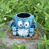 Swing Owl Resin Hanging Planter Cute Creative Vase Gift for Women Mother Teacher