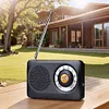 AM FM Radio with Loud Speaker Headphone Jack Pocket Radio Battery Operated Radio