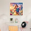 Princess Belle And Stitch - 11CT Stamped Cross Stitch - 40*40cm - Disney