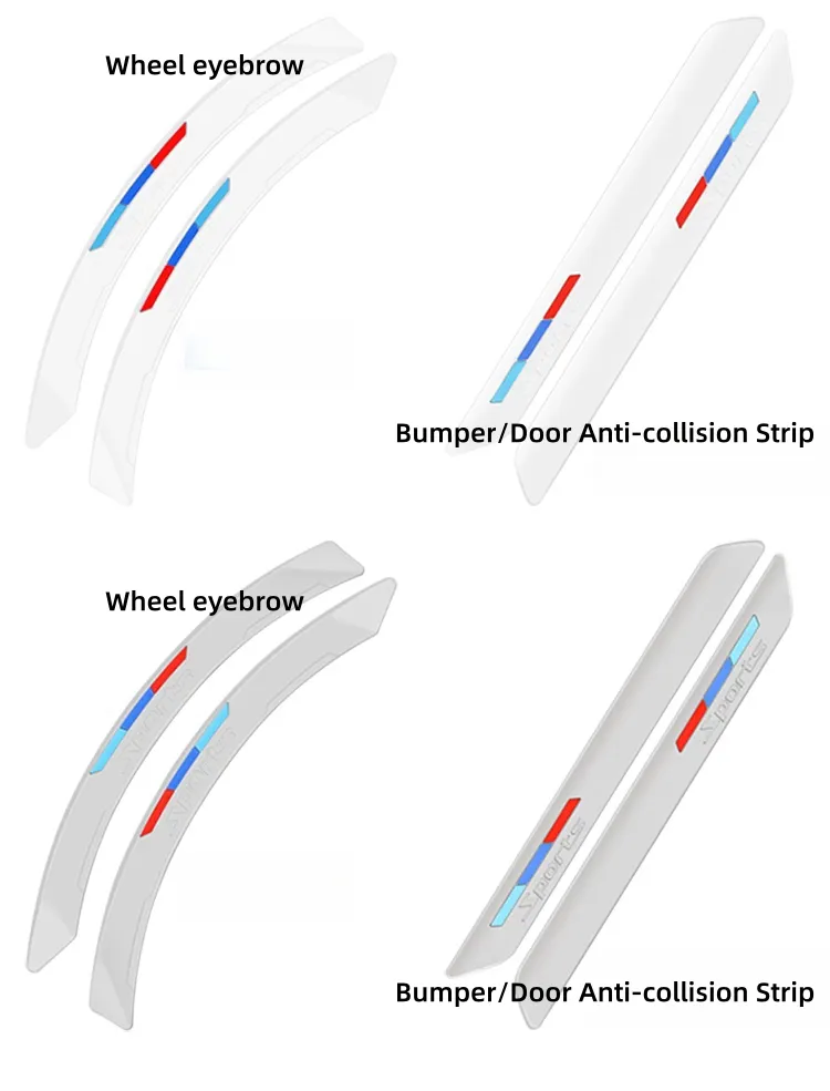 Car blind corner anti-collision strip