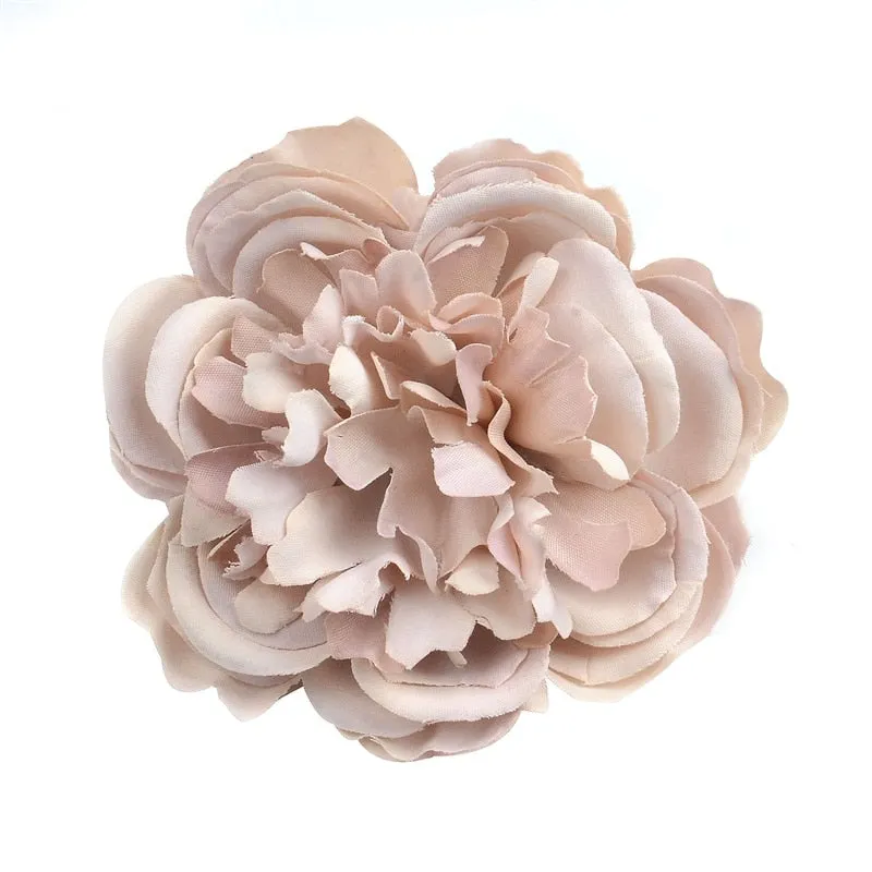 2/10/50pcs 8CM Large Artificial Silk Peony Flower Head For Wedding Party Decoration DIY Flower Wall Scrapbook Fake flowers Craf