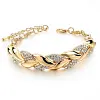 Bracelets feuille zircon